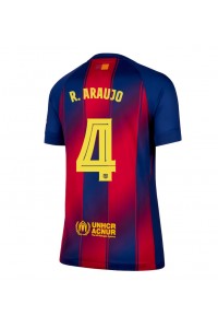 Barcelona Ronald Araujo #4 Jalkapallovaatteet Naisten Kotipaita 2025-26 Lyhythihainen